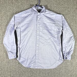 Polo Ralph Lauren Shirt Mens Size 16 36/37‎ Purple Blue Andrew Classic Fit